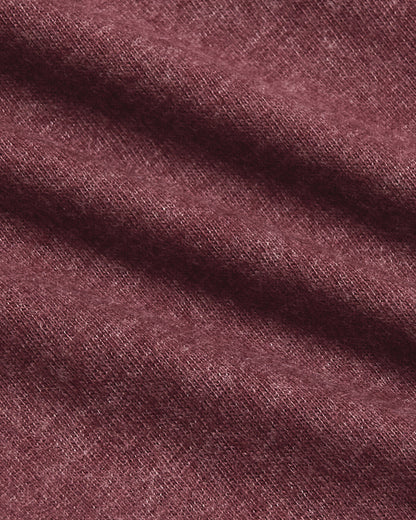Dark Heather Clovewood Classic Long Sleeve Crew Neck