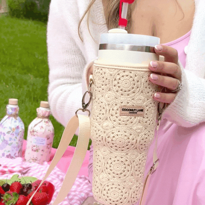 Tumbler Carry Case - Festival Crochet