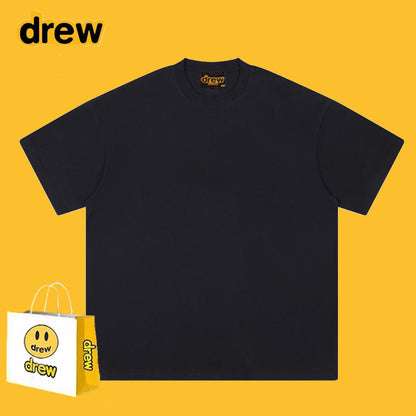 Drew T-shirts Loose Summer Men and Women Pure Cotton Couple