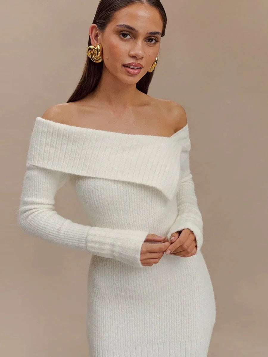 Aliza Dress Sweater Long Sleeved