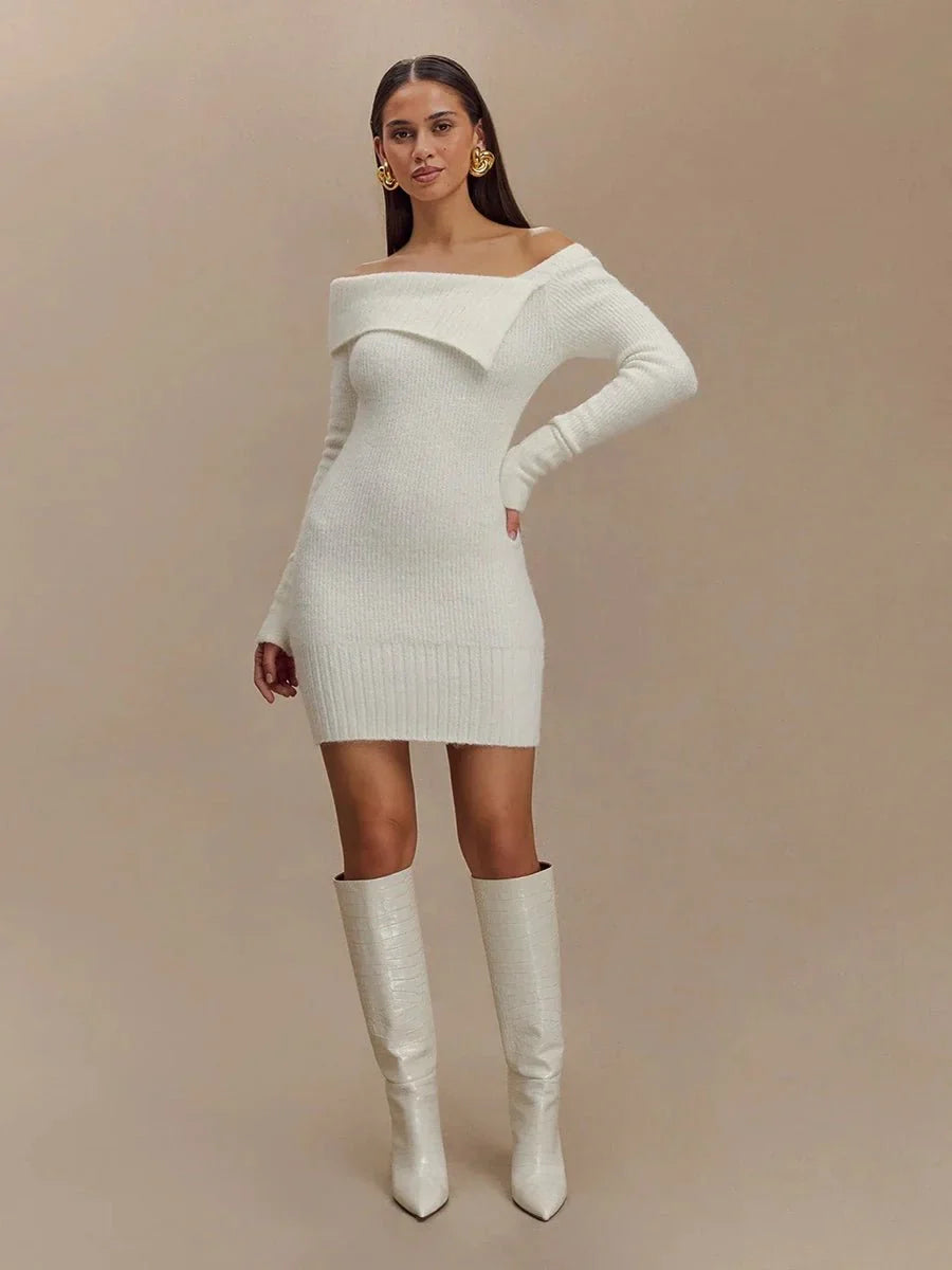 Aliza Dress Sweater Long Sleeved