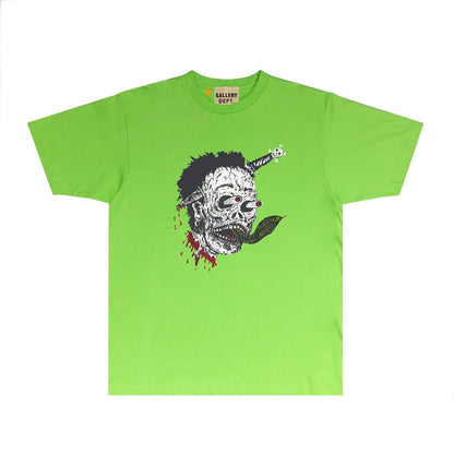 Gallery Dept T Shirt Retro Printed Loose Short-Sleeved Shirt