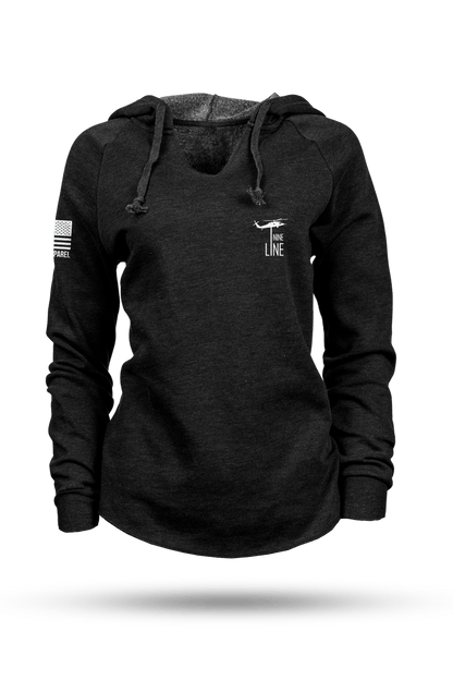 Don't Tread on Me - Lightweight Women's V-Neck Hoodie