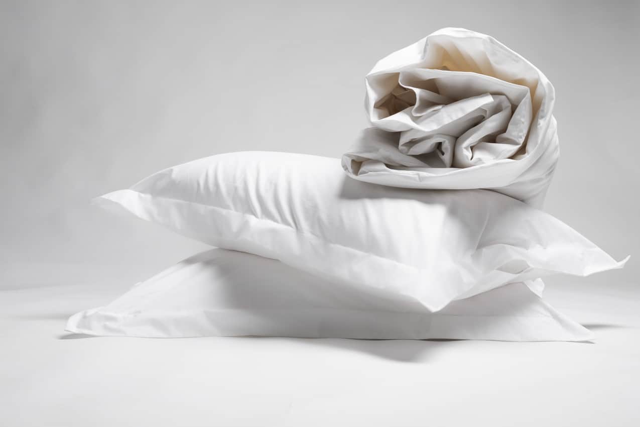 EcoLinen Organic Cotton Quilt Cover - White